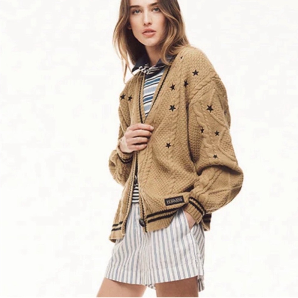 Taylor Swift Tan fearless  Star Cardigan